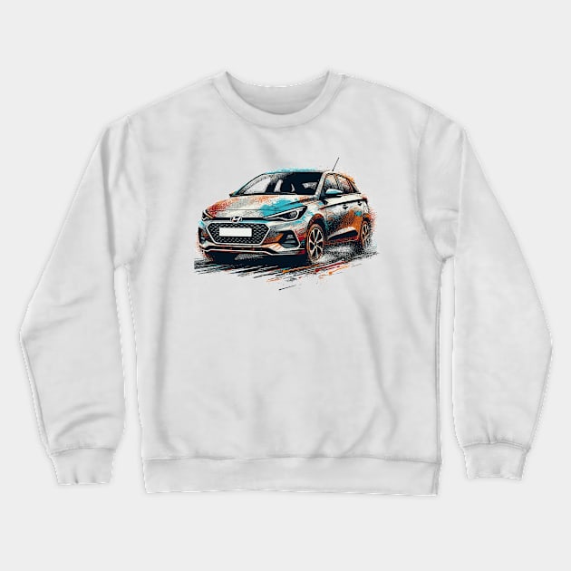 Hyundai i20 Crewneck Sweatshirt by Vehicles-Art